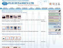 Tablet Screenshot of fuji-dynamics.com.hk